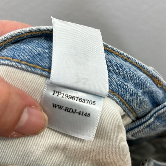 EVERLANE Deconstructive Denim Skirt size 27 Distressed Mini skirt‎ - Picture 7 of 10